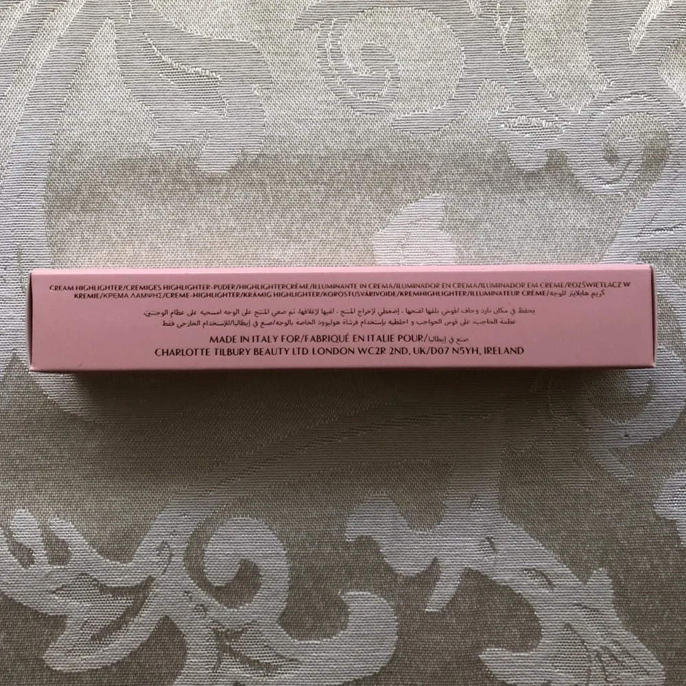 NIB Charlotte Tilbury Beauty Light Wand in Pillow Talk Original Full Size